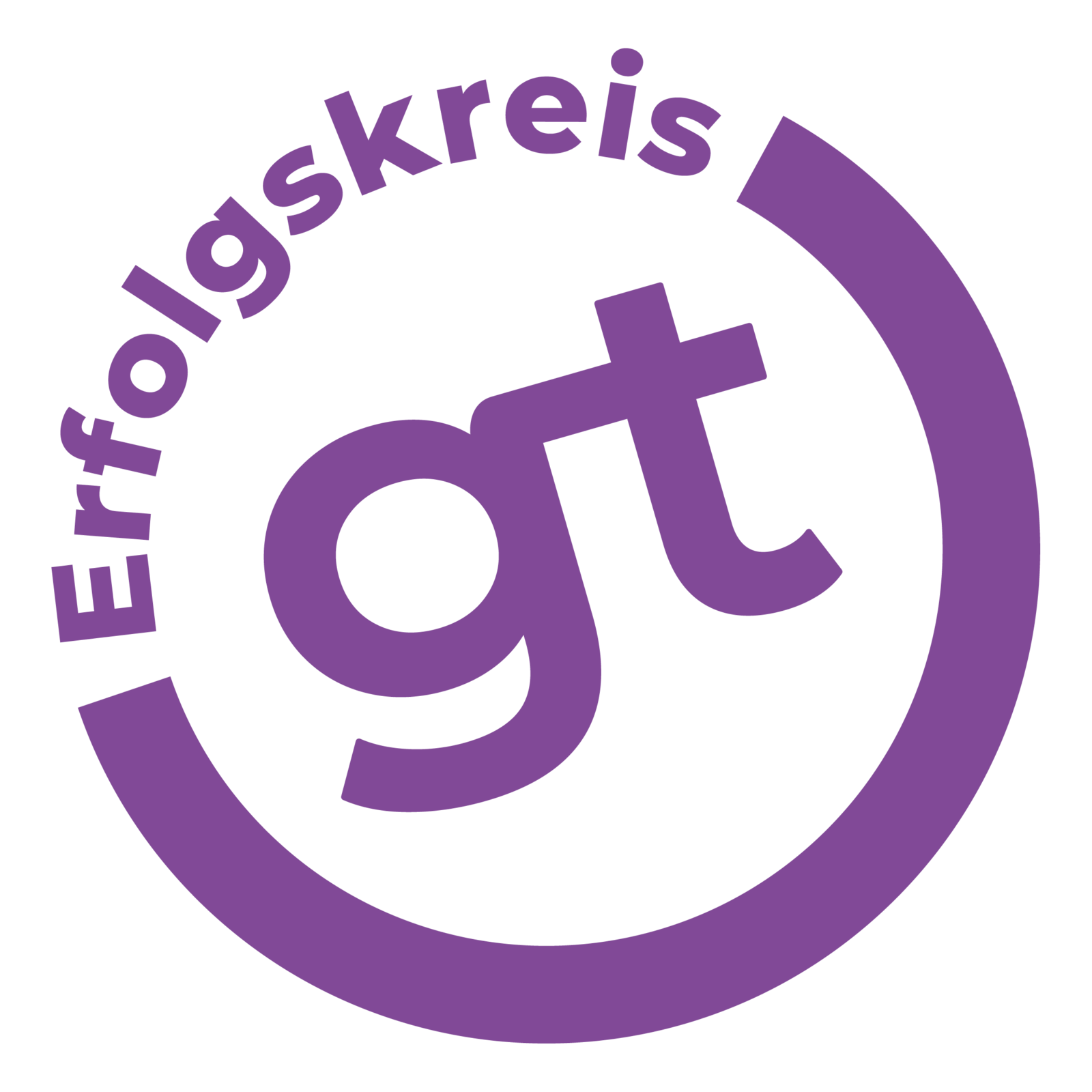 erfolgskreis violett