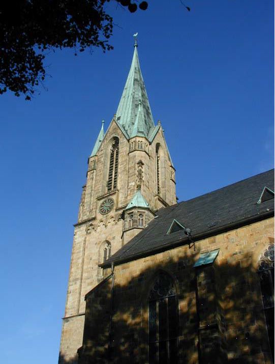 St. Lucia Kirche und Kirchplatz
